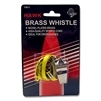 Brass Whistle w/ Lanyard